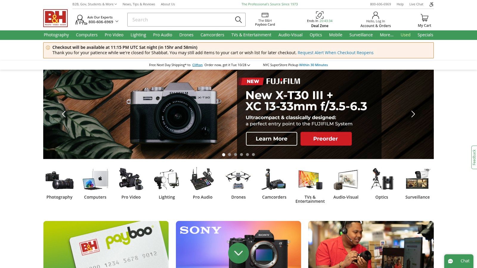 B&H Photo (Photo Editing Software Store / Retailer)