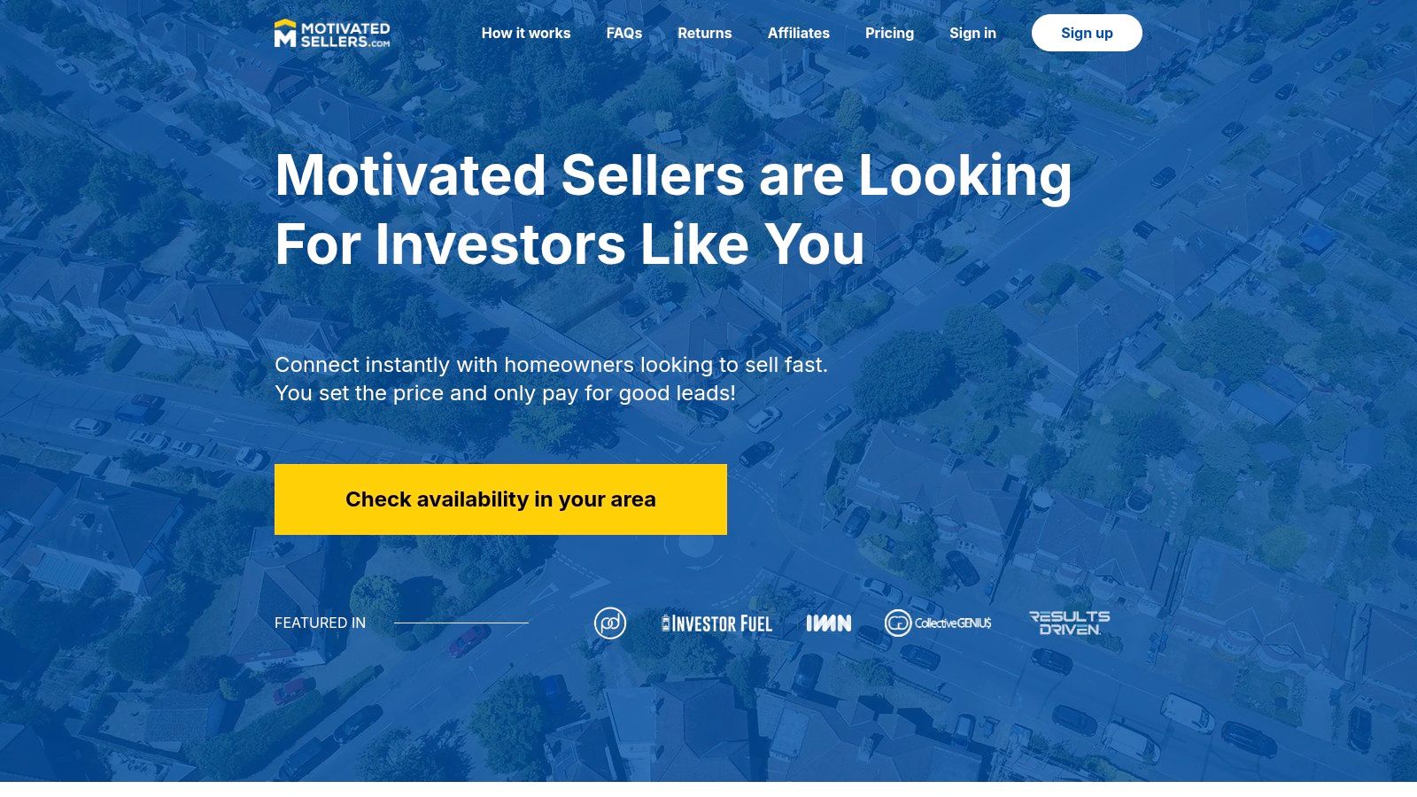 MotivatedSellers.com (Pay-Per-Lead)