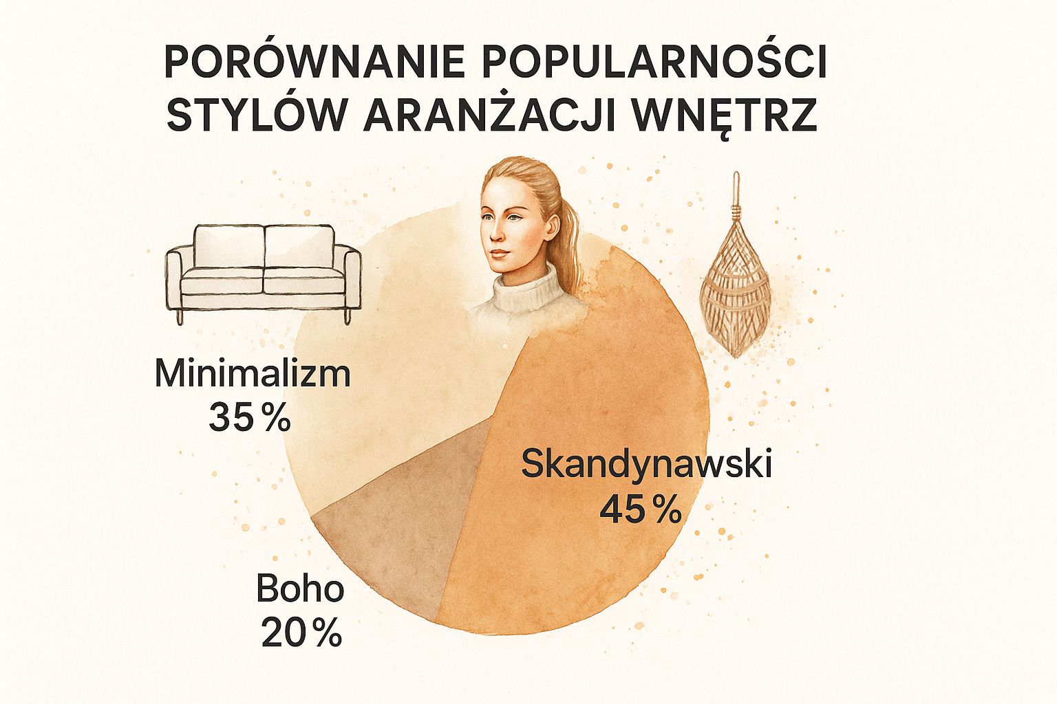 Infographic about aranżacja wnętrz