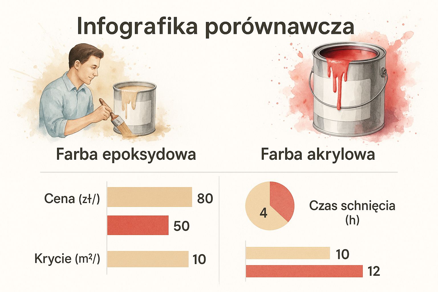 Infographic about jak pomalowac plytki w lazience