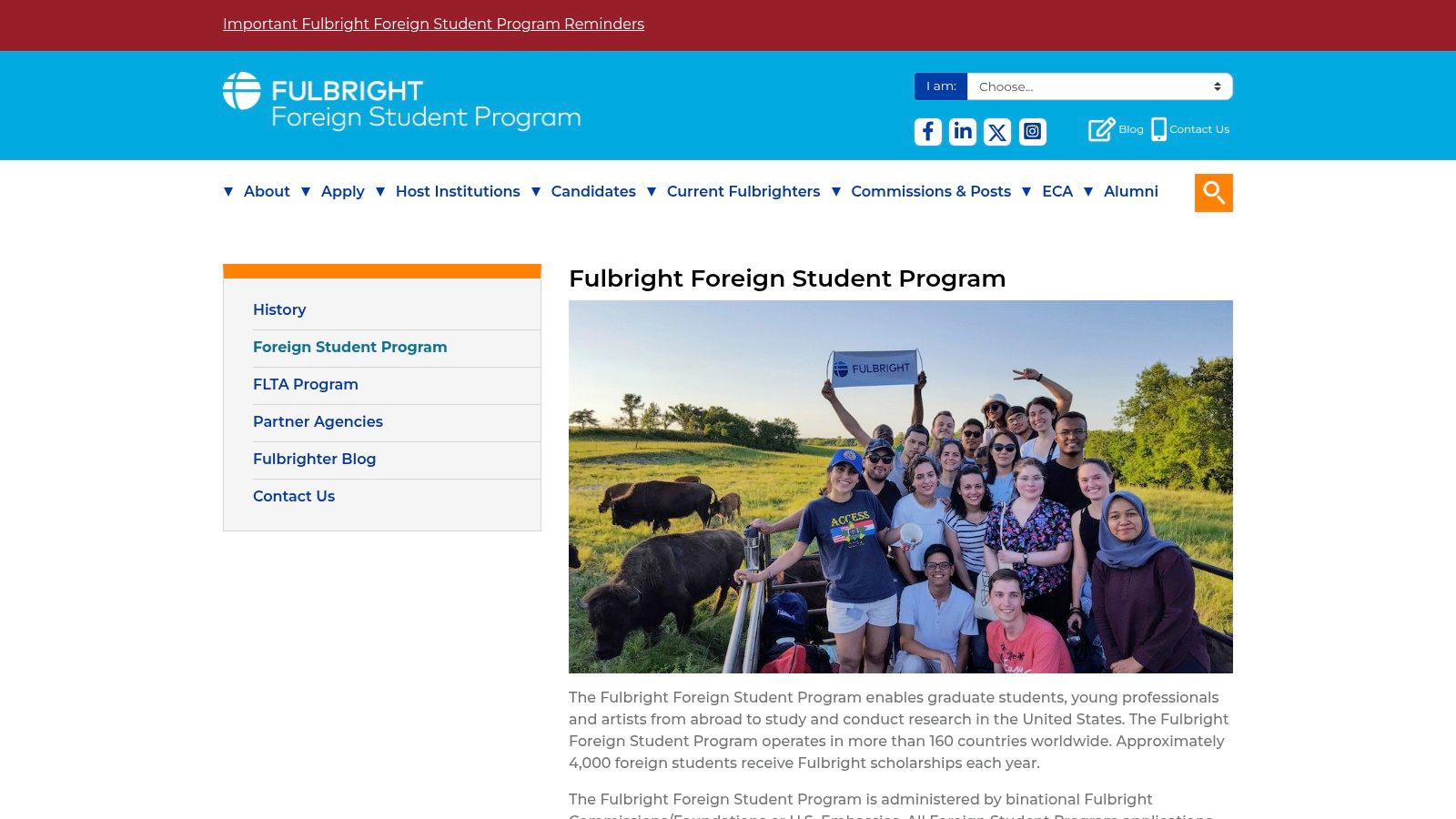 Fulbright Foreign Student Program