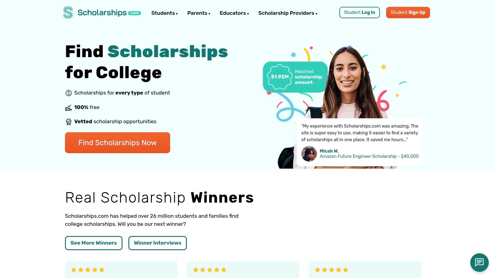 Scholarships.com – Scholarship Search and Directory