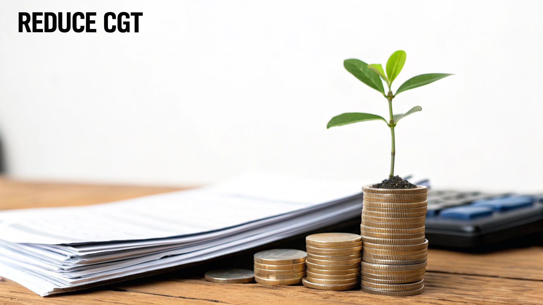 A person placing a coin into a piggy bank, representing smart saving and tax planning.