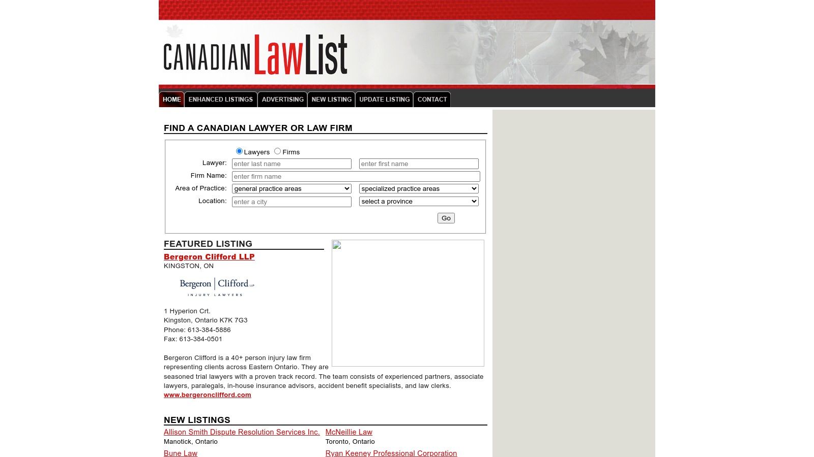 Canadian Law List (CanadaLawList)
