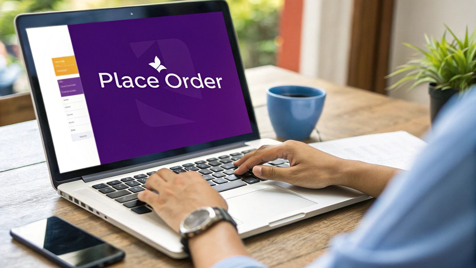 A limit buy order interface showing fields for asset, order type, limit price, and amount.