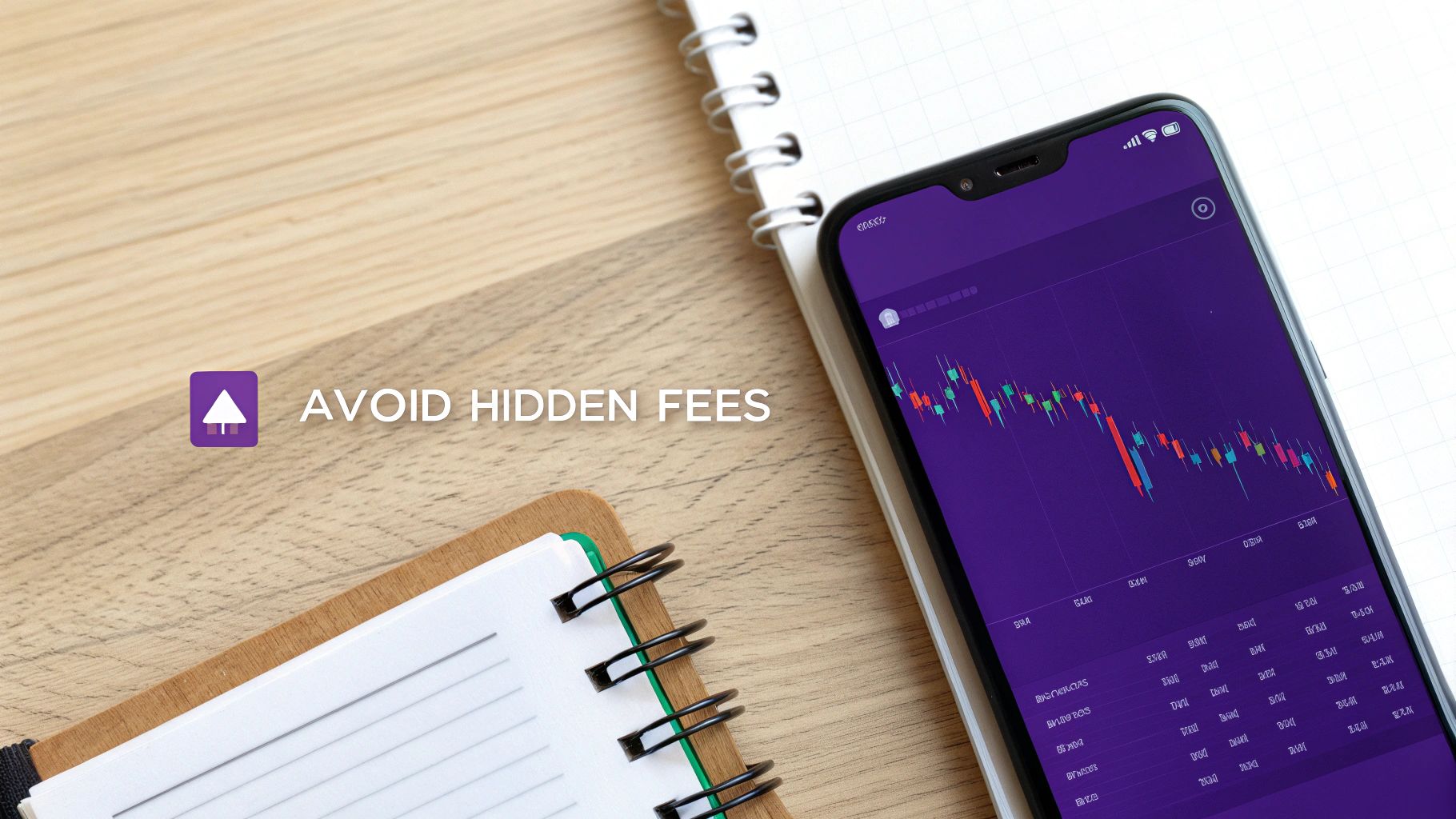 A secure digital wallet icon next to a price tag, symbolizing secure and cost-effective Bitcoin transactions