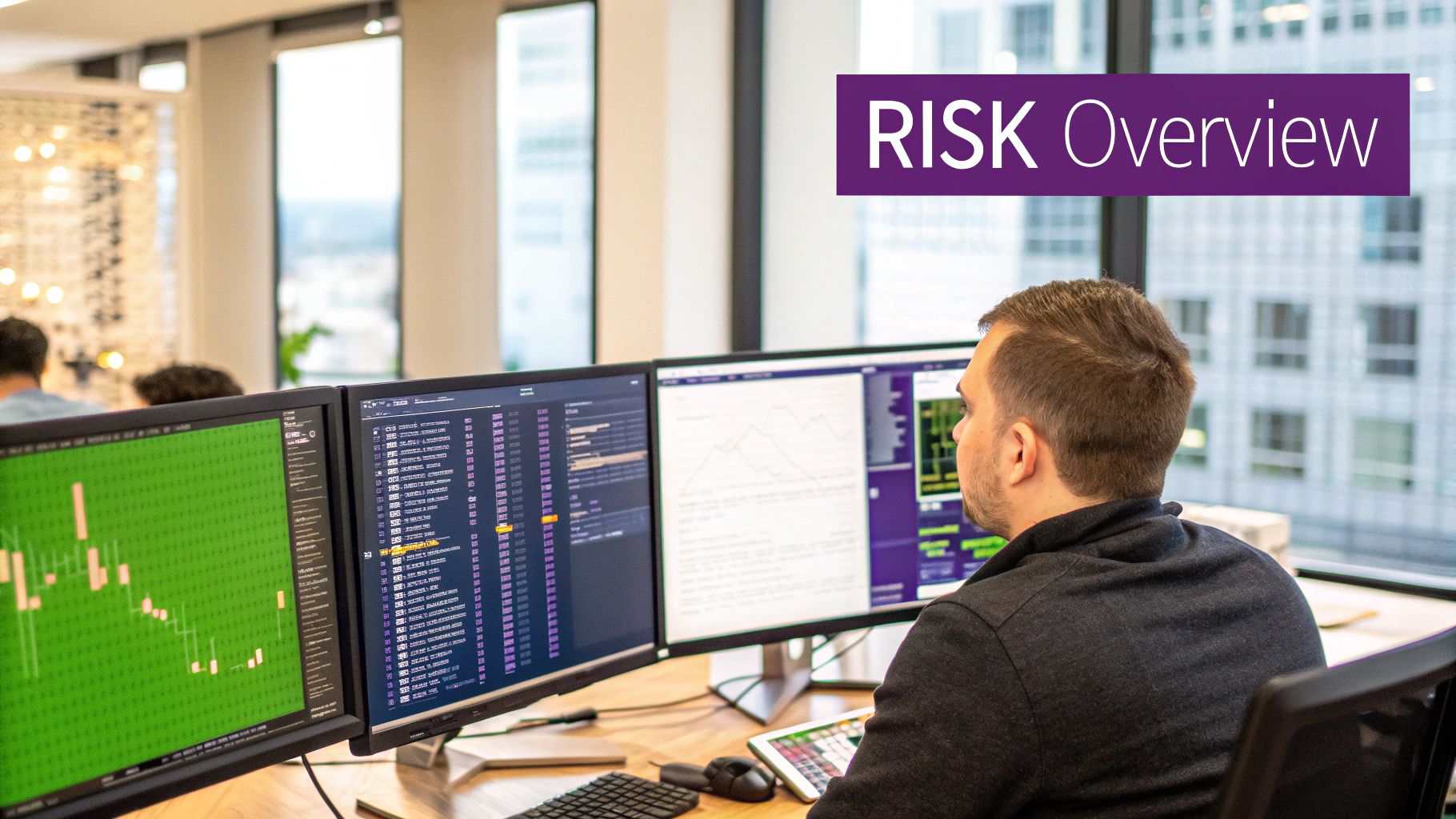 A person looking out over a stormy sea, representing the challenges of the crypto market