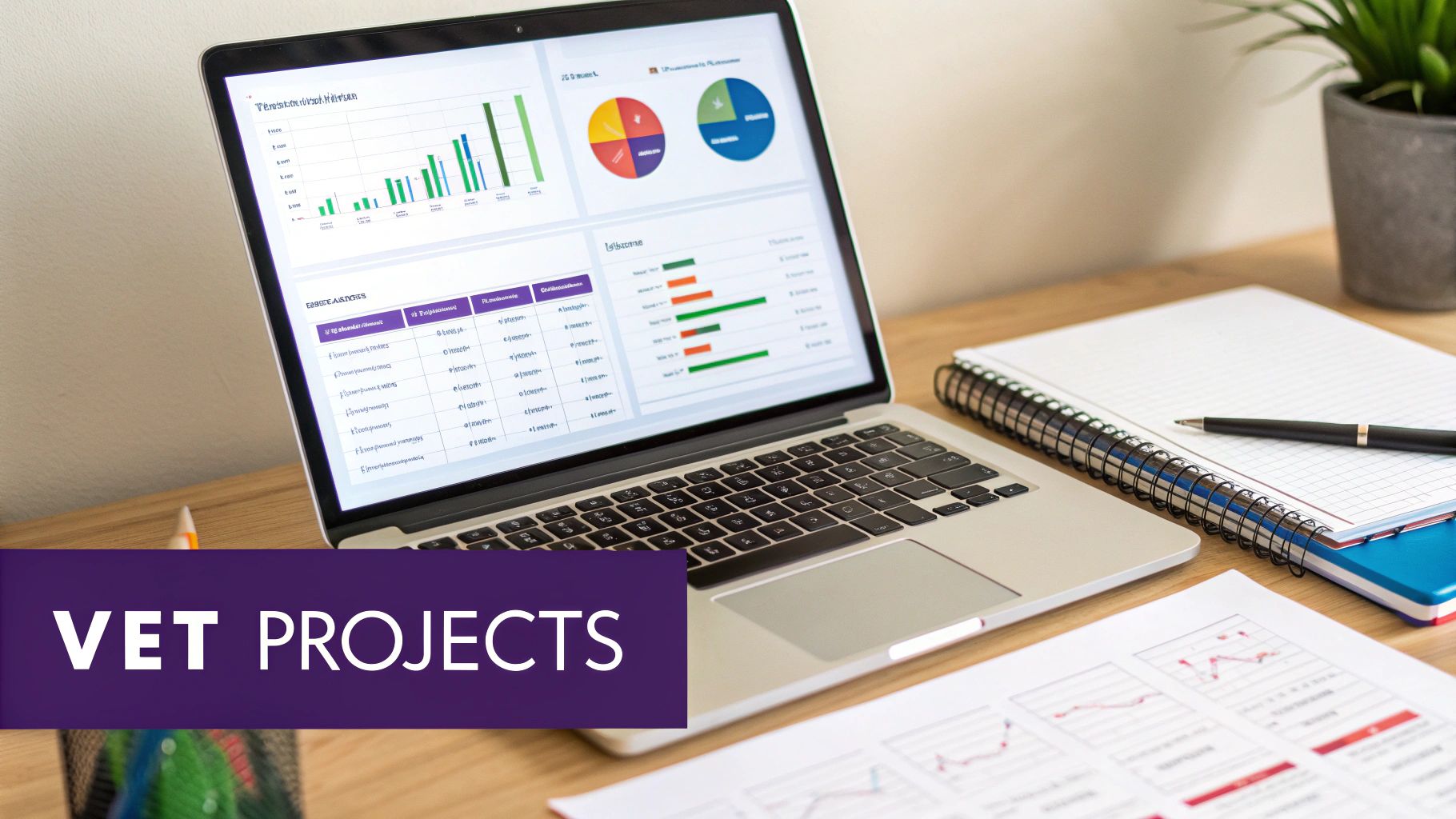 A person using a magnifying glass to inspect a digital cryptocurrency coin on a computer screen, symbolizing research and vetting.