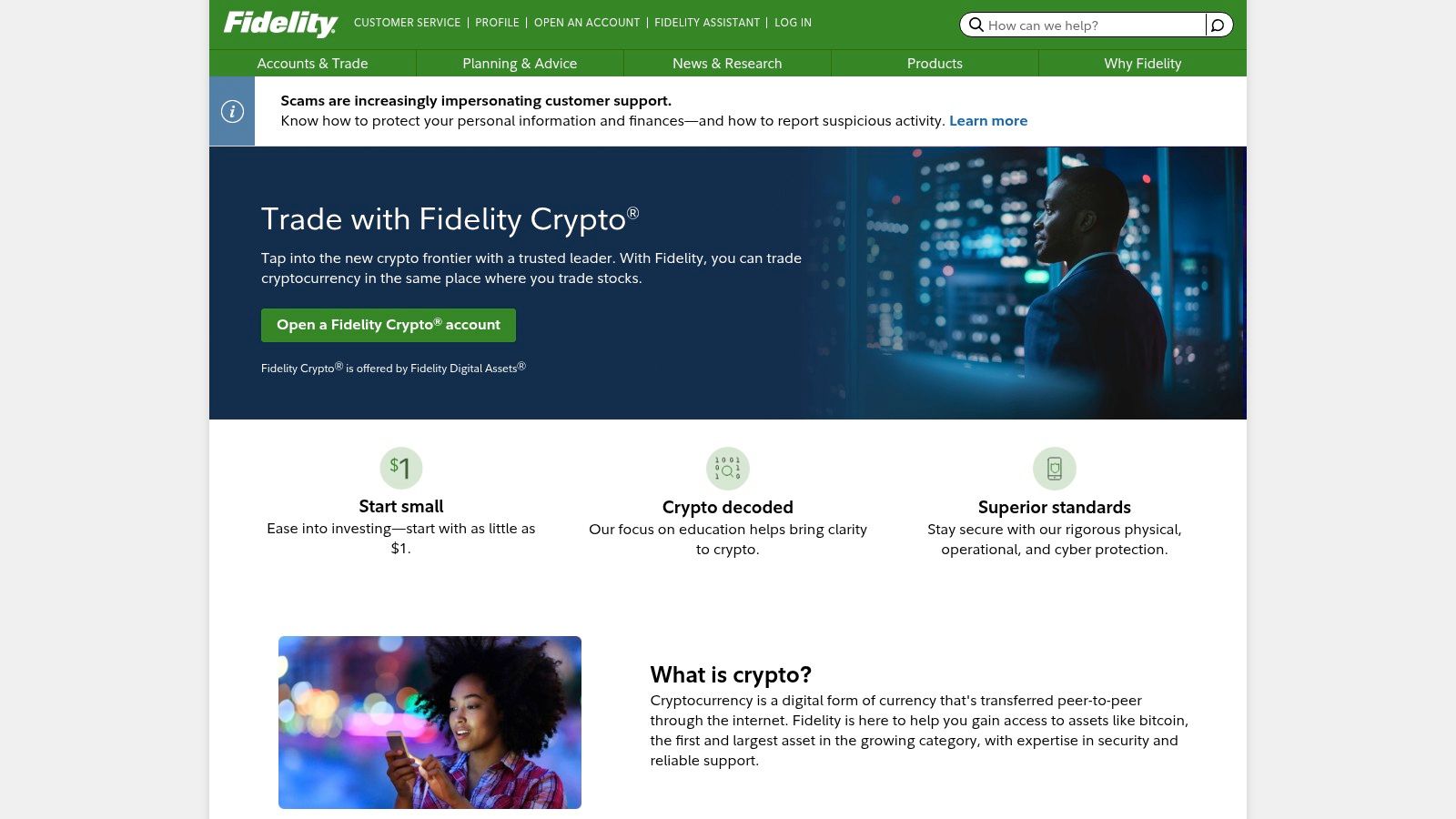 Fidelity Crypto