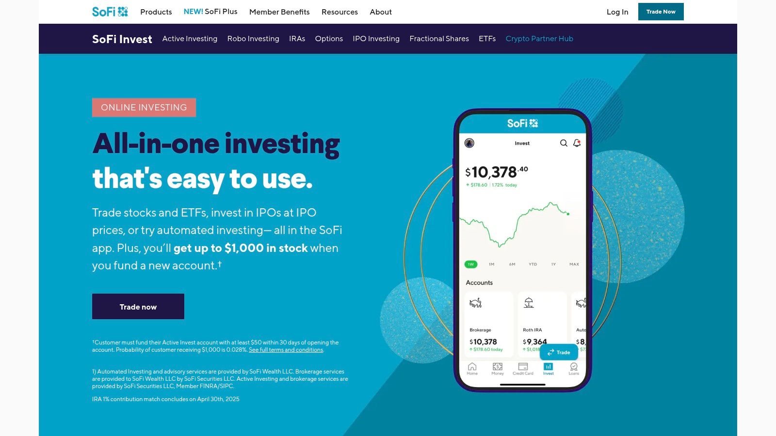 SoFi Invest