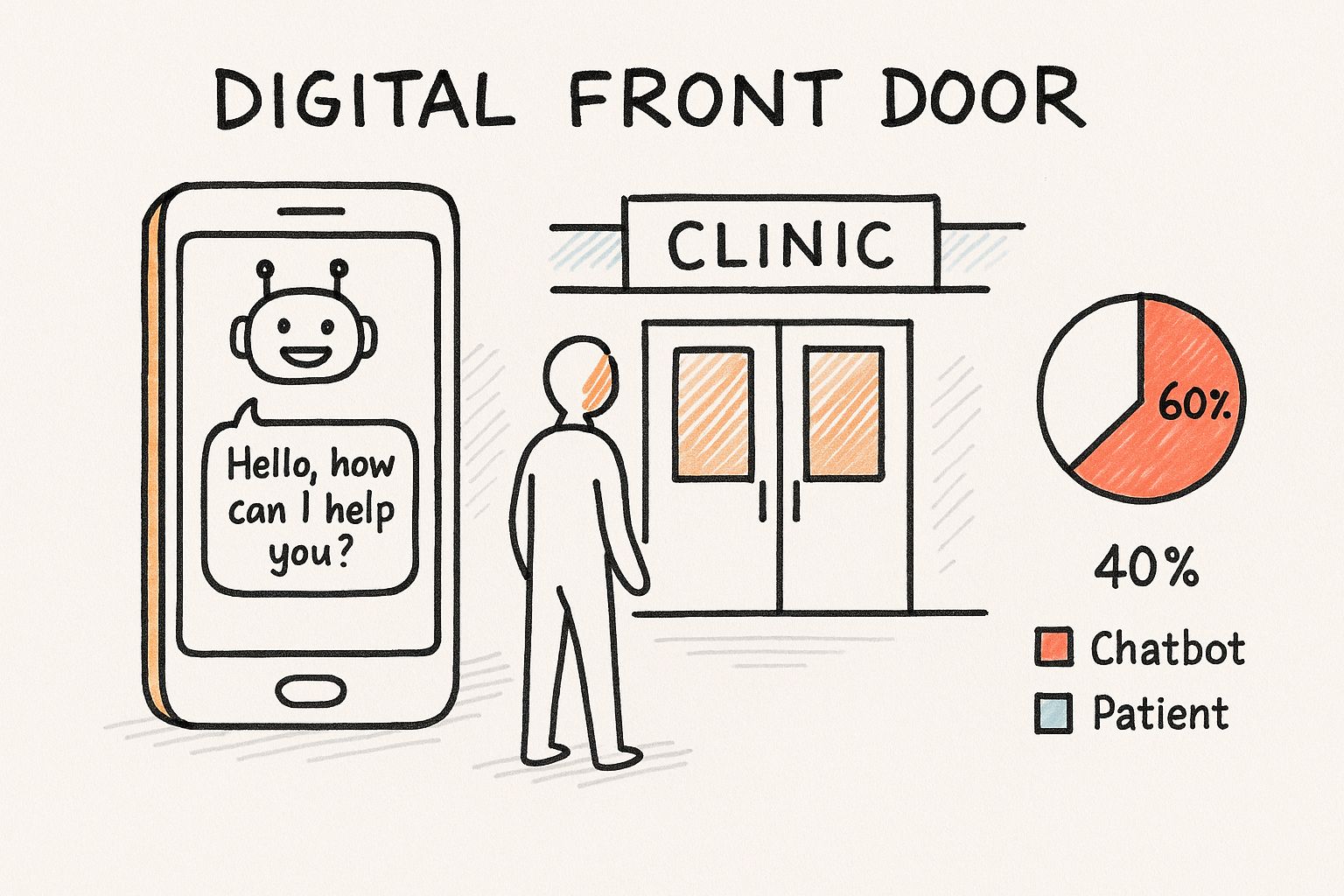 Infographic about conversational ai in healthcare
