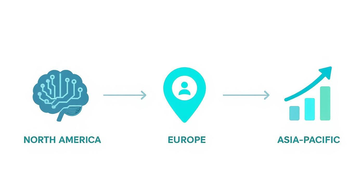Infographic about generative ai in healthcare market
