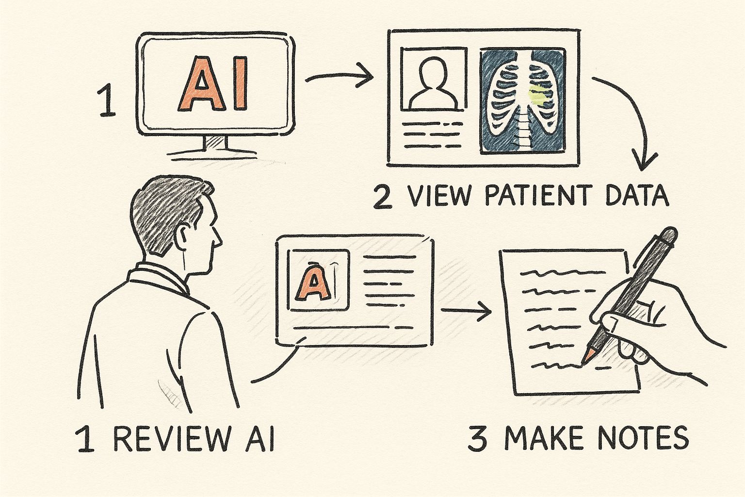 Infographic about generative ai in healthcare