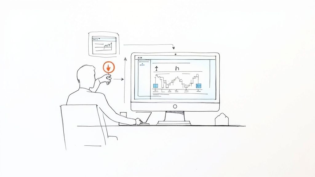 A doctor and a nurse reviewing patient data on a tablet, with AI-driven insights seamlessly integrated into the interface.