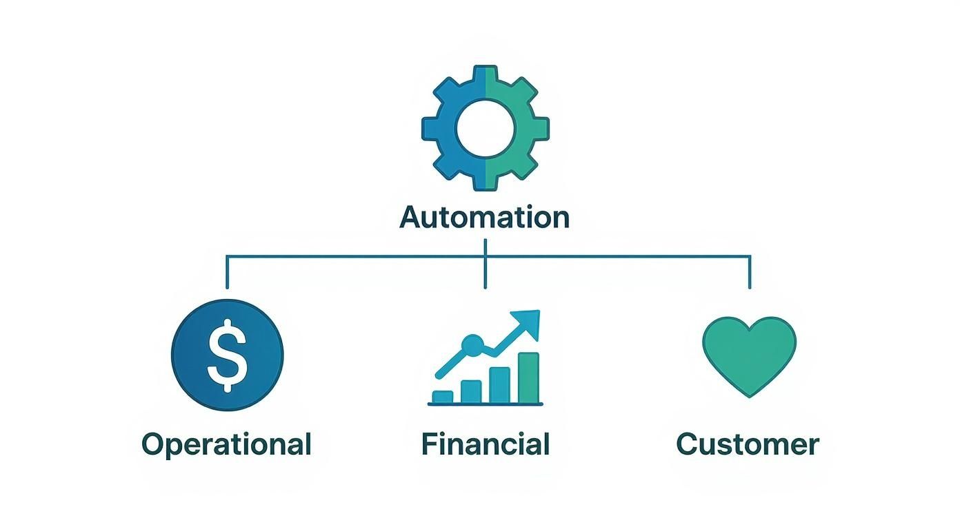 Infographic about inventory management automation