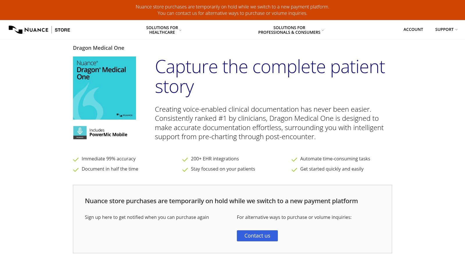 Nuance Dragon Medical One (Microsoft)