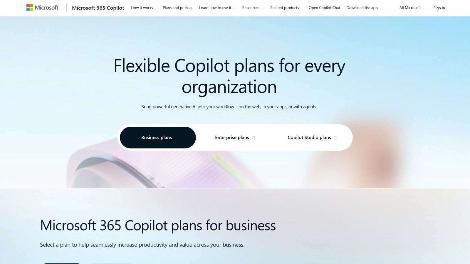 Microsoft 365 Copilot (for Business)