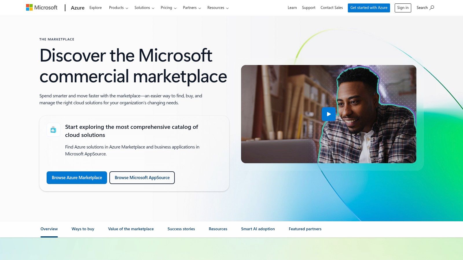 Microsoft Commercial Marketplace (Azure Marketplace + AppSource)