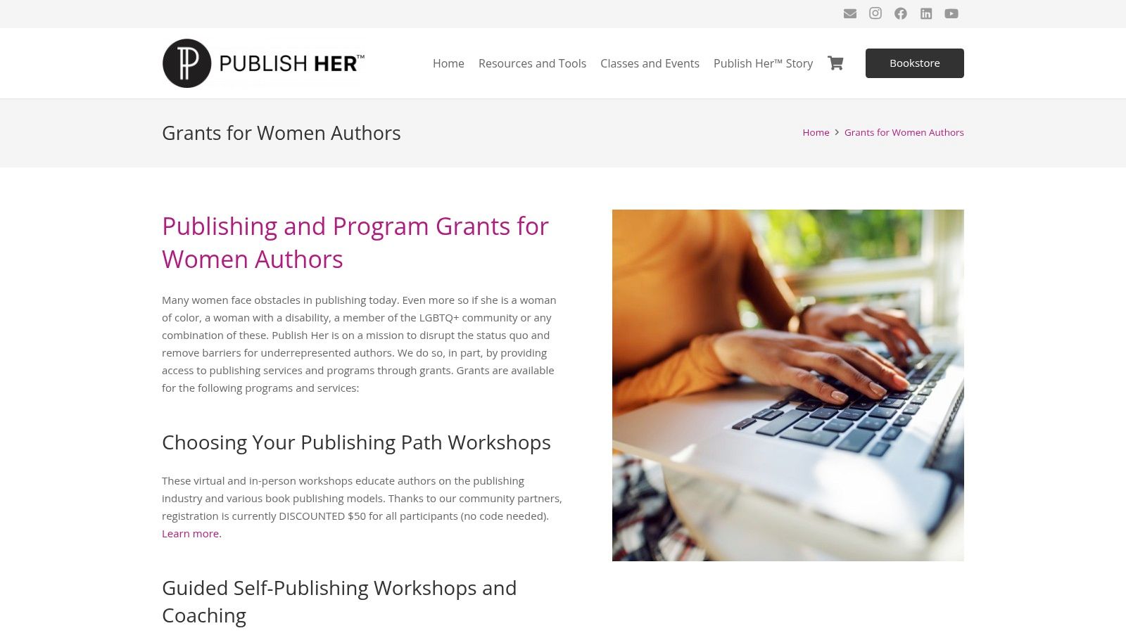 Publish Her – Business Impact Grant