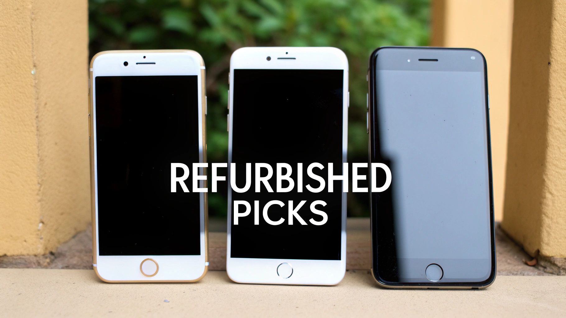 A group of teens looking at a smartphone screen and smiling.