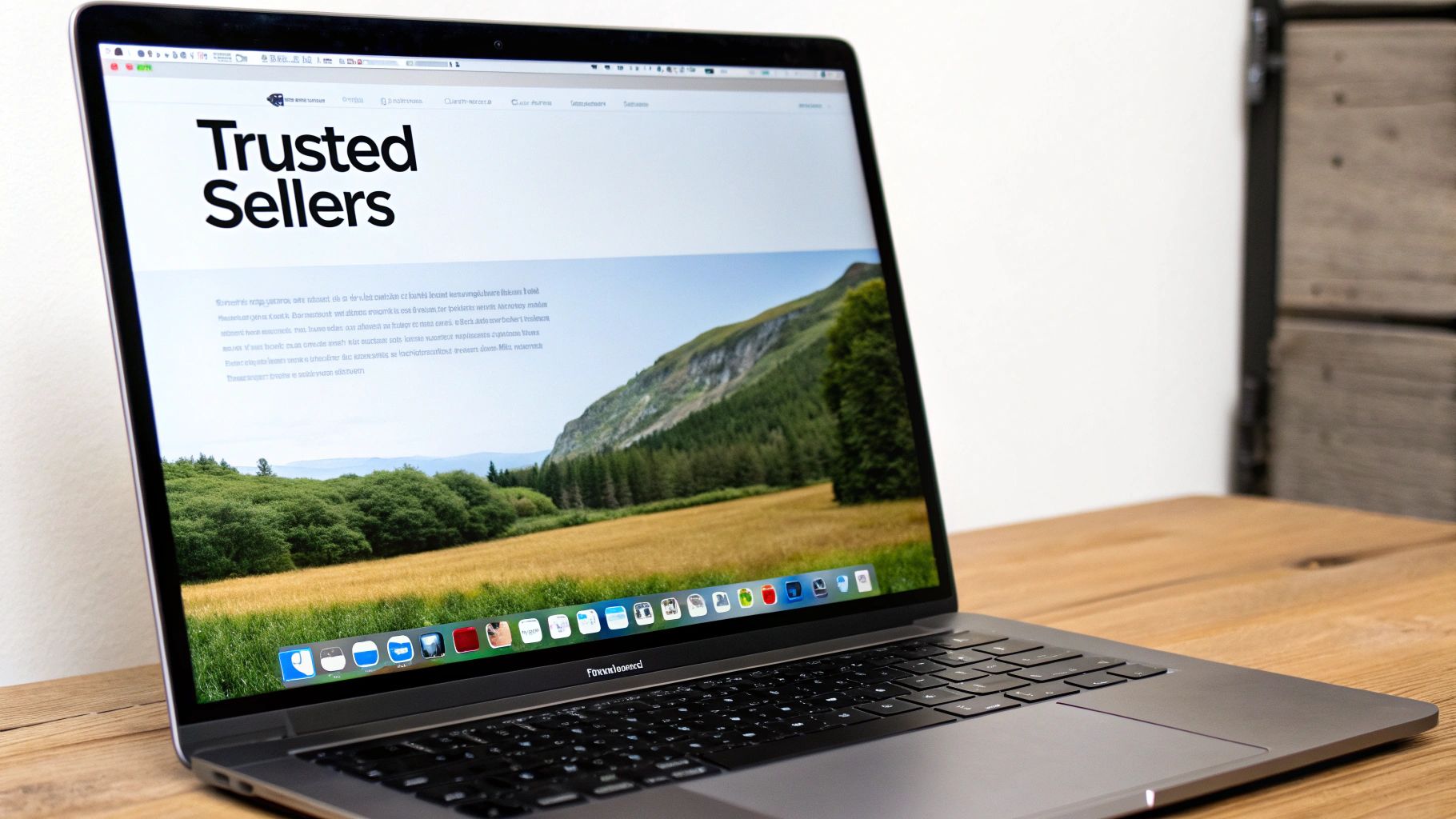 A warranty card and a small magnifying glass resting on top of a silver laptop.