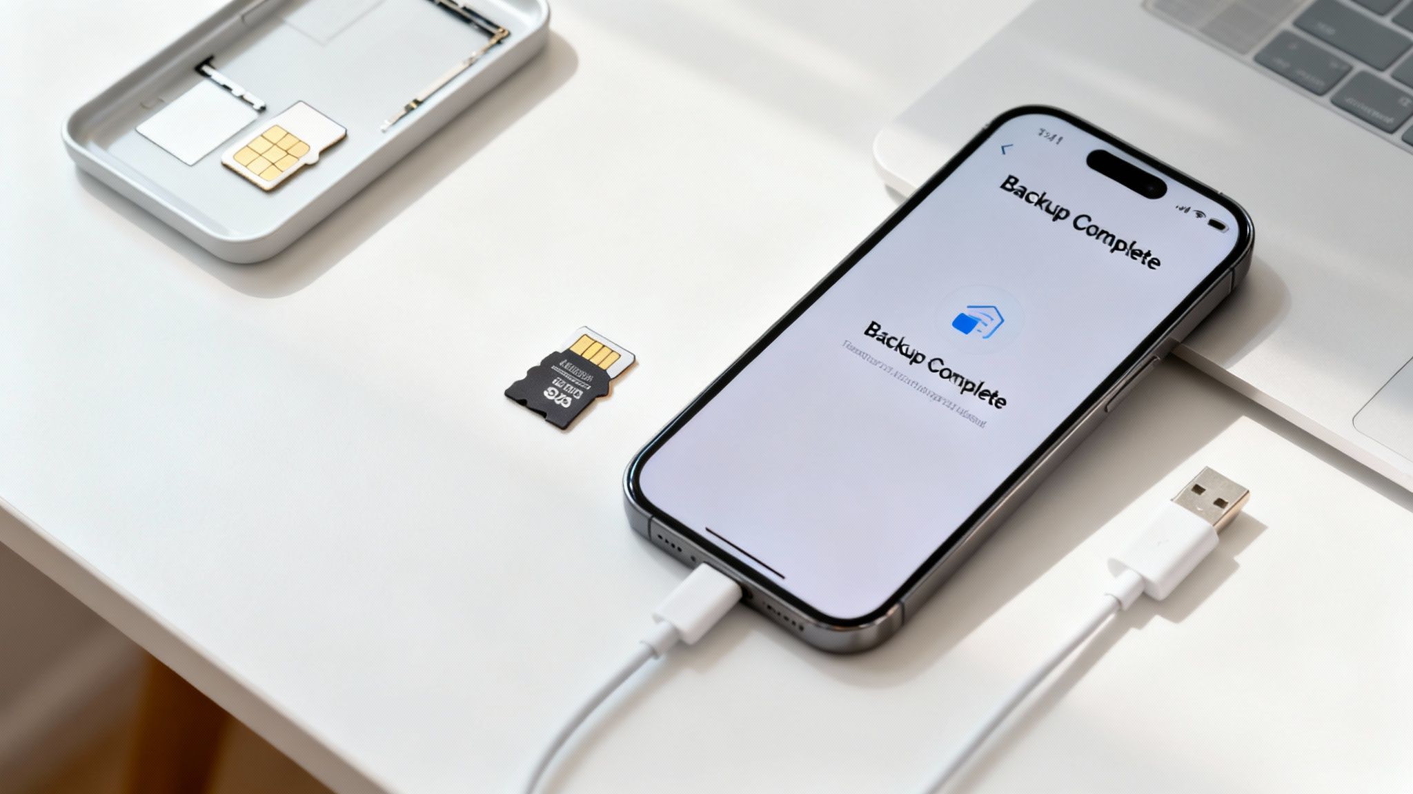 Preparing your phone for backup and reset