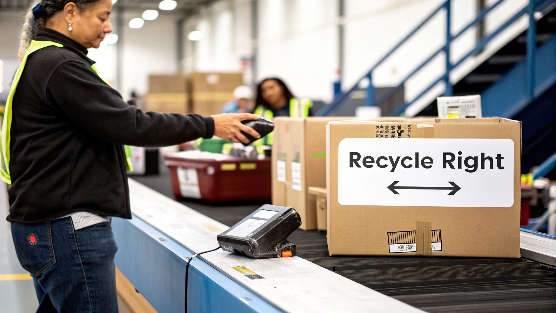 A collection of old electronic devices like smartphones, laptops, and chargers neatly arranged for recycling.