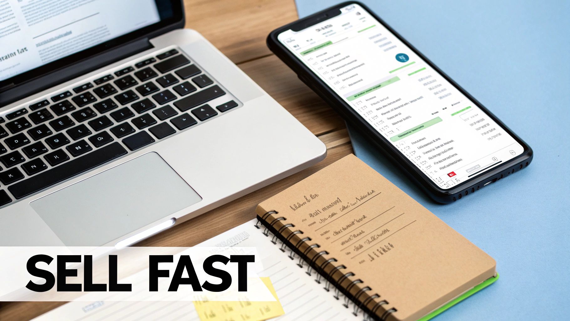 A person taking a photo of a smartphone for an online listing