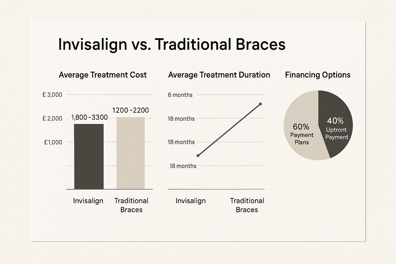 Infographic about invisalign for adults maidstone