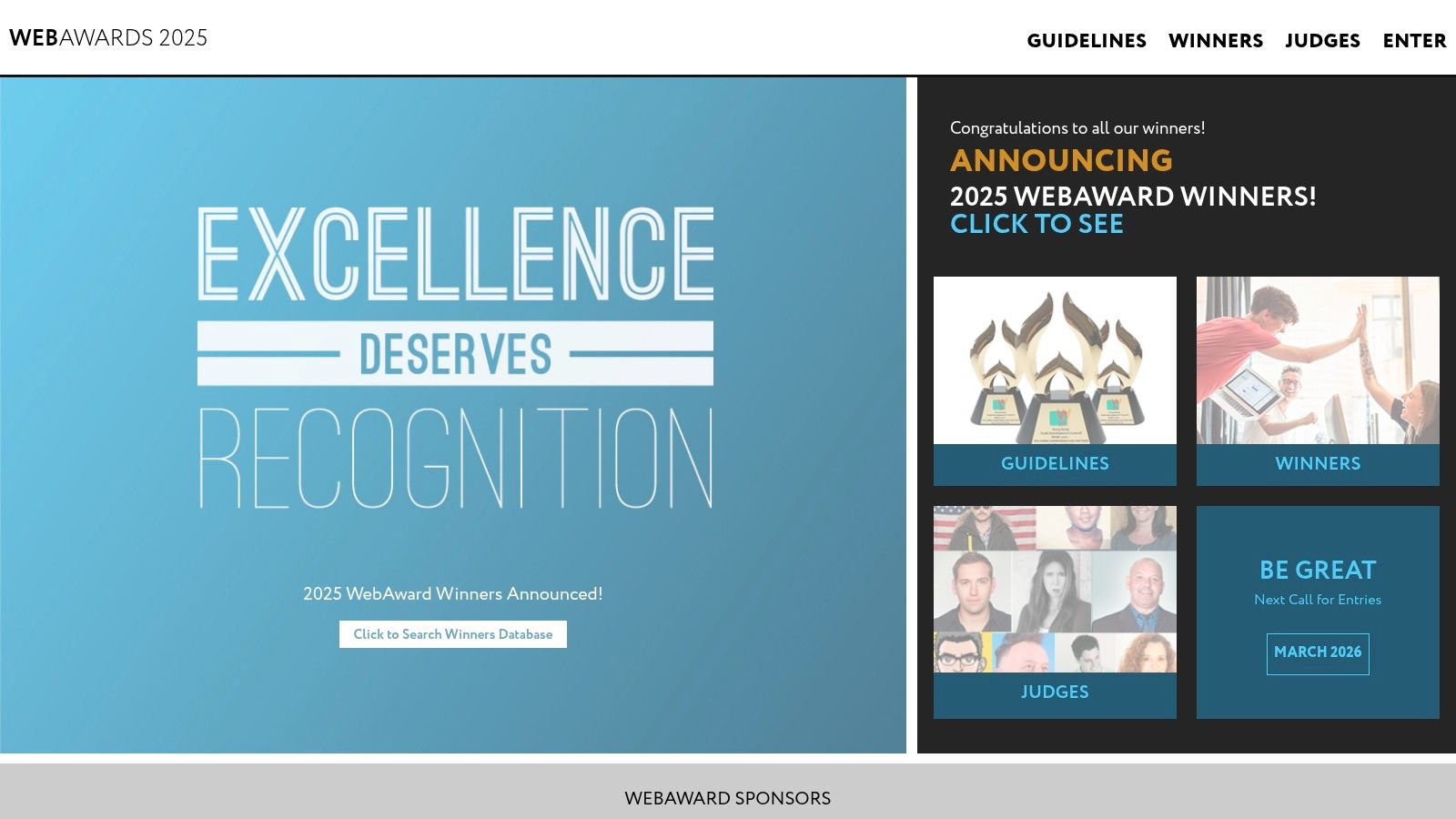 Web Marketing Association – WebAwards