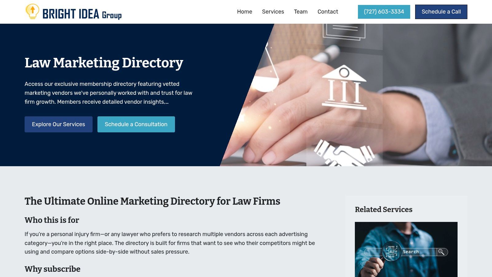 Bright Idea Group – Law Marketing Directory