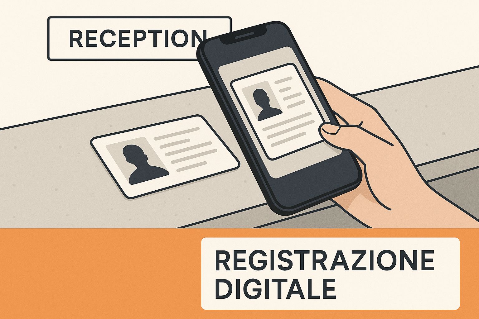 Infographic about check in alberghiero
