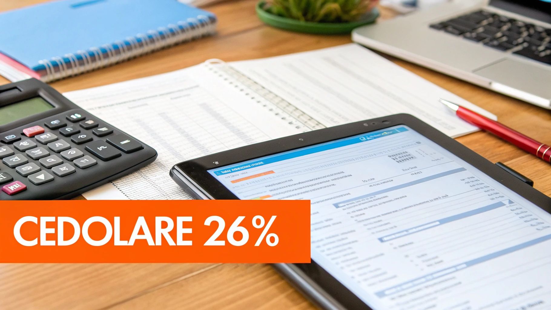 Calcolo cedolare secca per affitti brevi