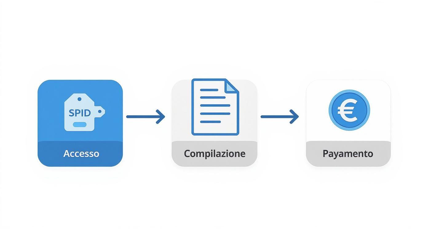 Infographic about ricevuta registrazione contratto di locazione