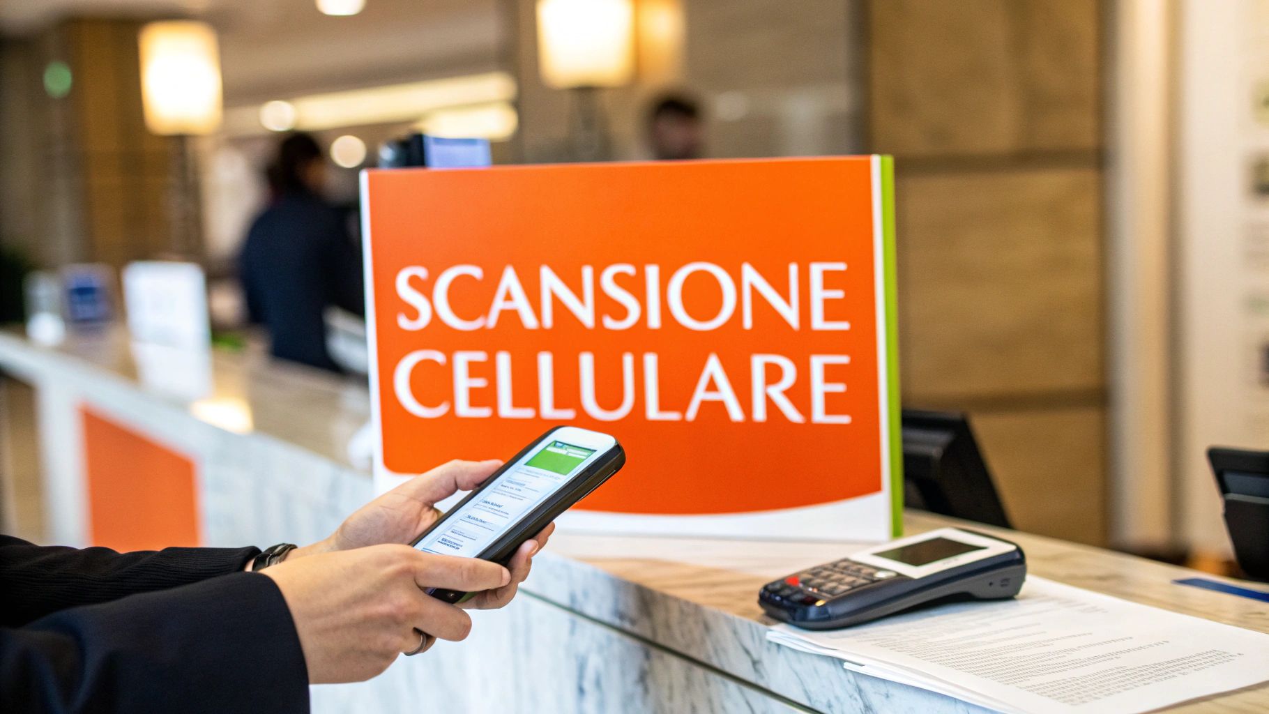 Thumbnail for: Guida alla scansione con cellulare per un check-in rapido e sicuro