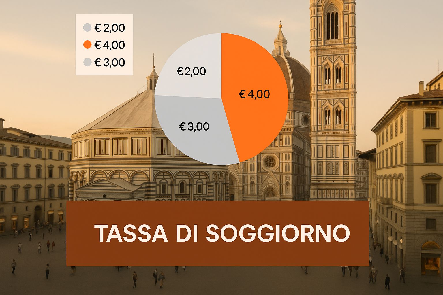 Infographic about tassa di soggiorno firenze
