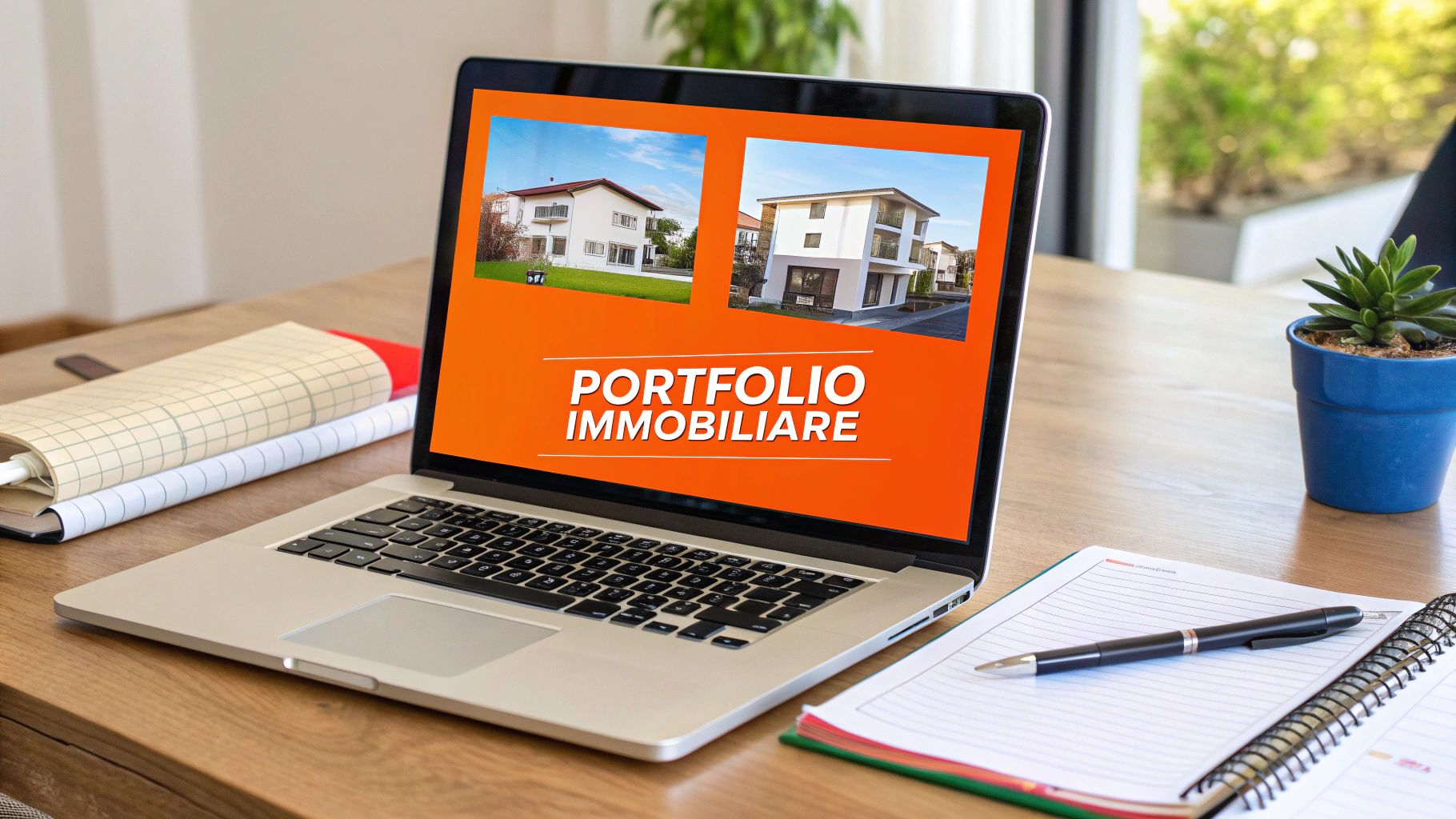 Una property manager stringe la mano a un proprietario davanti a un immobile