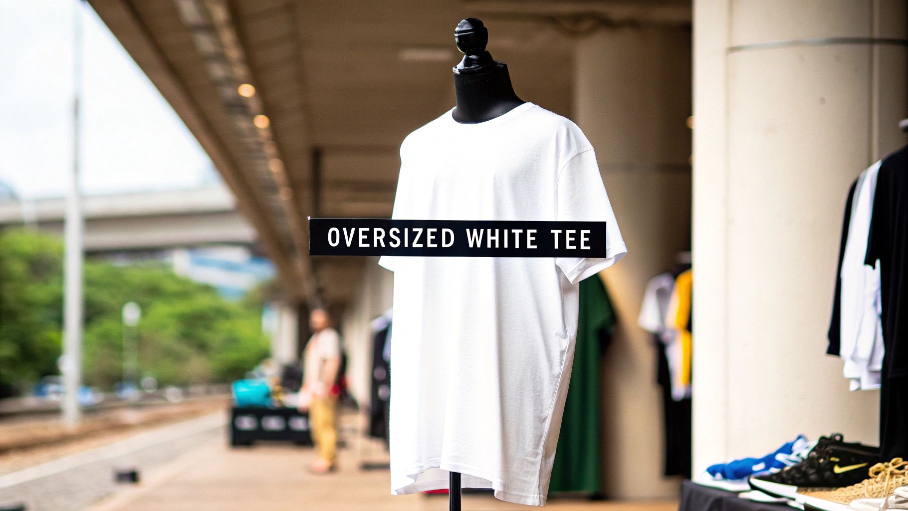 How to Style an Oversized White Tee
