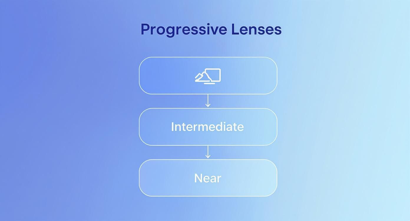 Infographic about different types of lenses