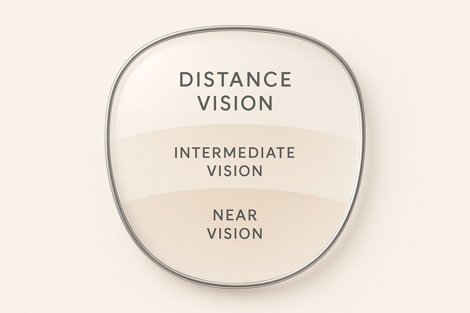 Infographic about different kinds of eyeglass lenses