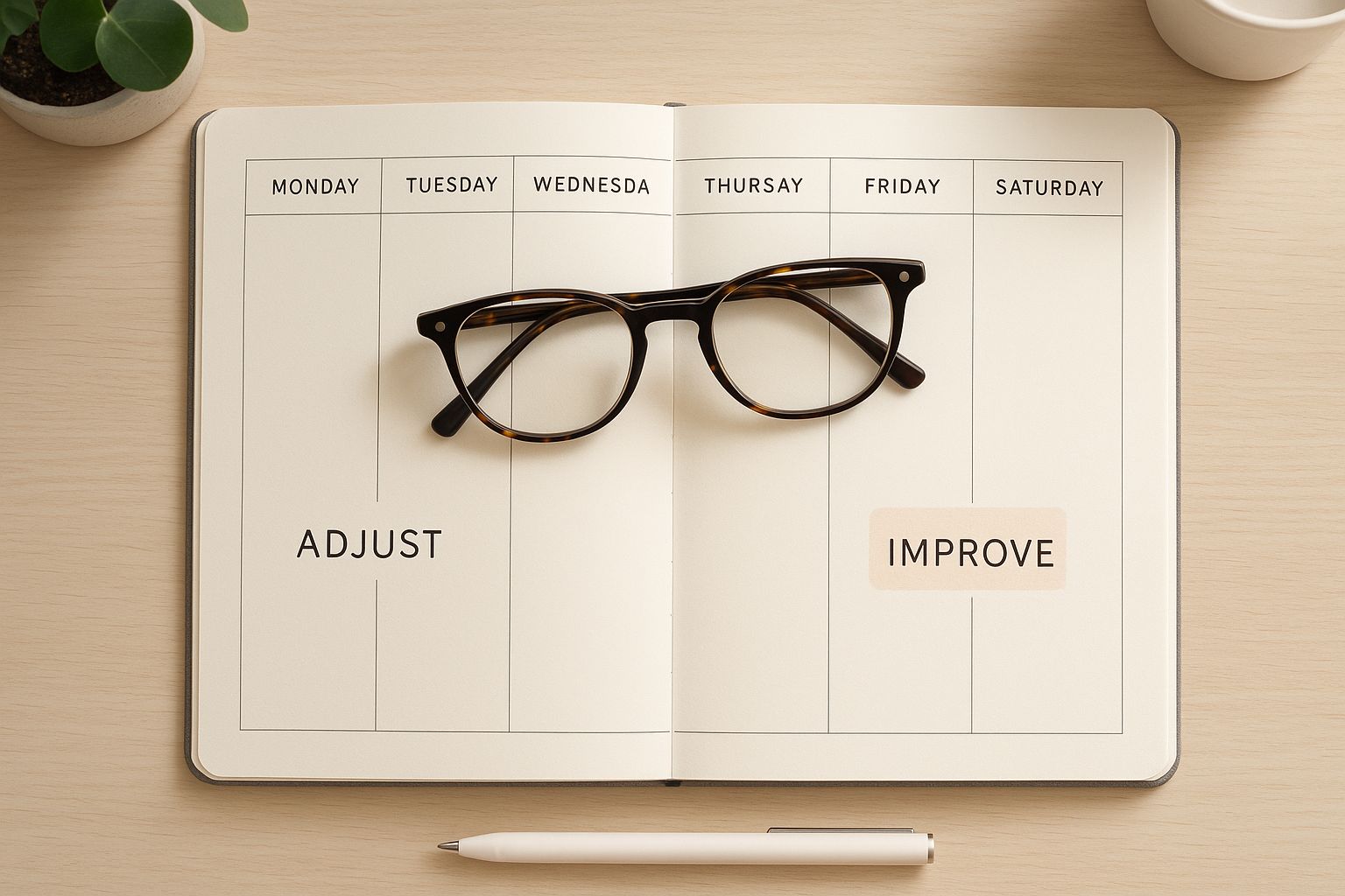 Infographic about how long to get used to new glasses