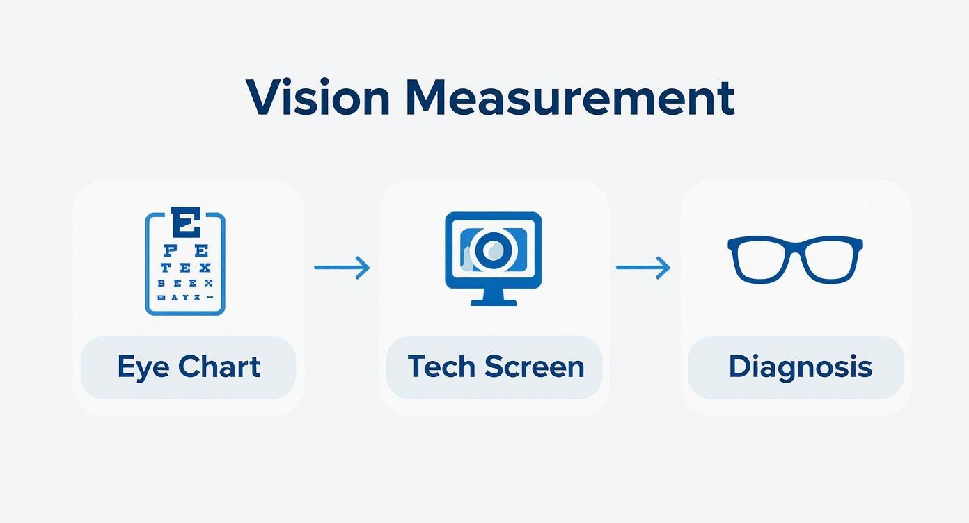 Infographic about 20 15 vision vs 20 20