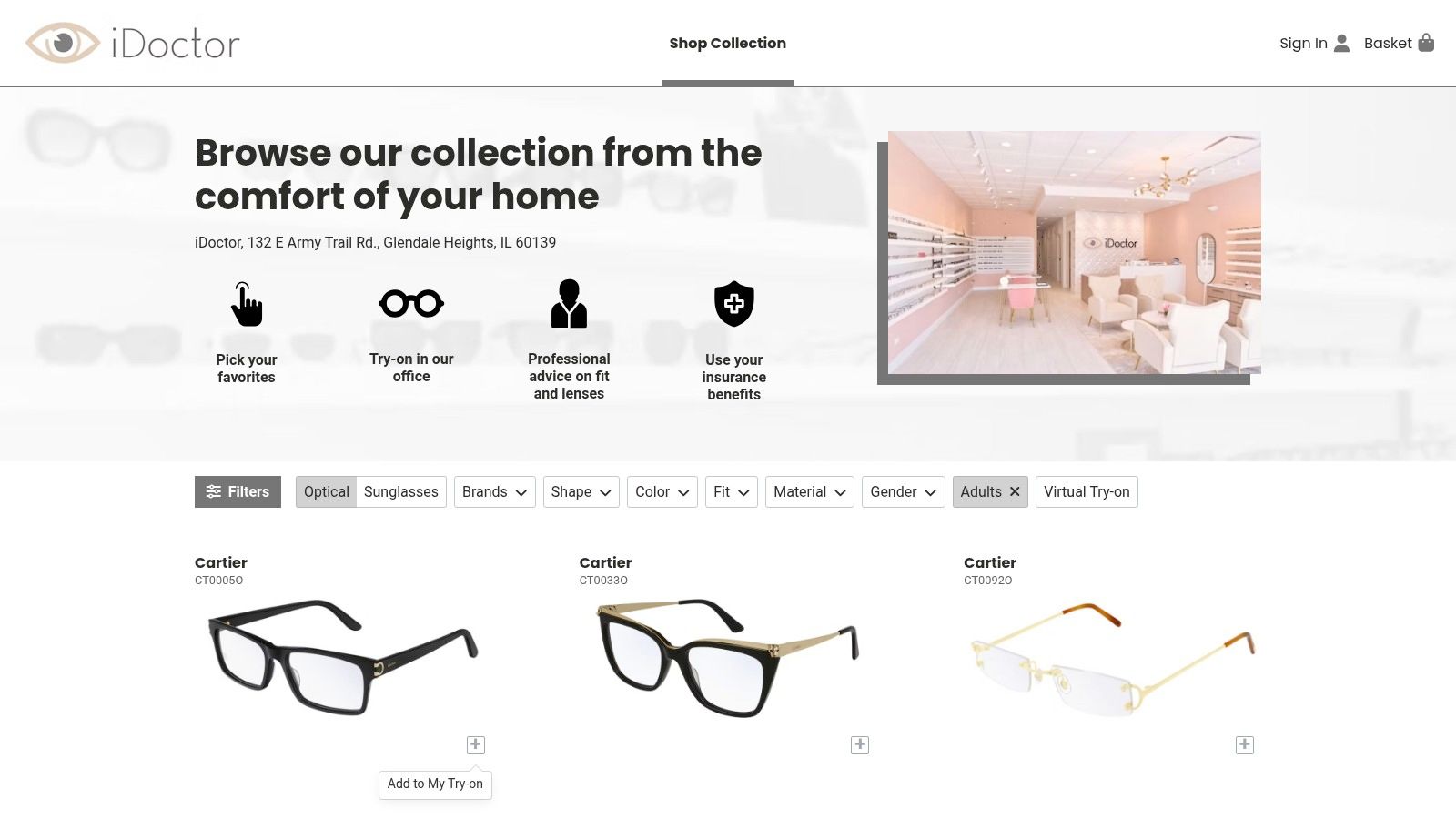 Shop Designer Eyeglasses & Sunglasses | iDoctor