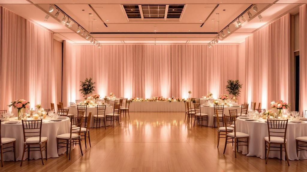 Color-Coordinated Theme Uplighting