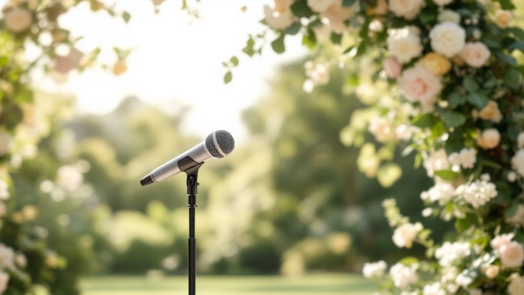 Ceremony Audio and Microphone Management