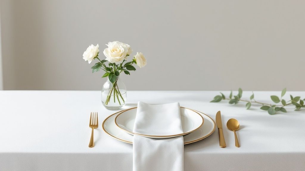 Classic White and Gold