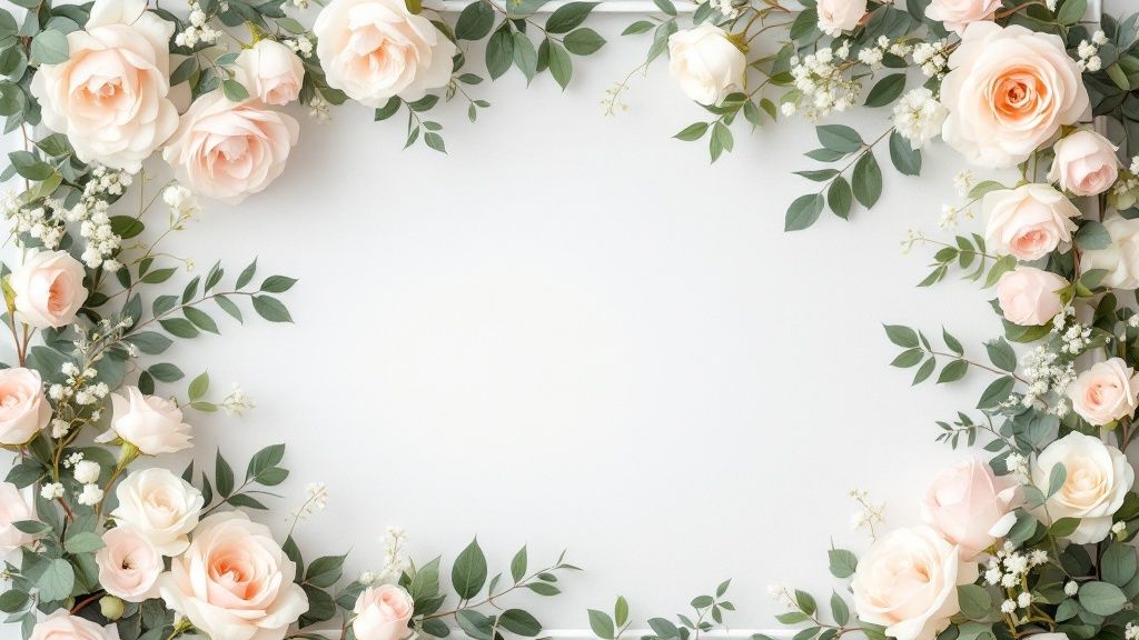 Flower Wall or Floral Backdrop