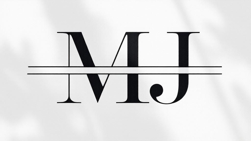 Modern Minimalist Monogram