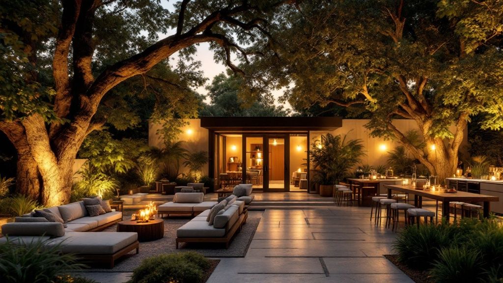 Outdoor Landscape and Garden Party Lighting