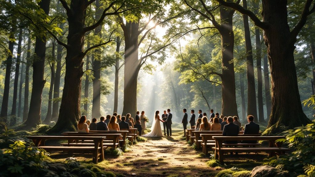 Forest Wedding Ceremony
